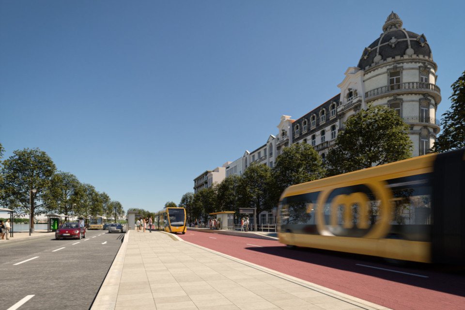 Ação de Demonstração do Metrobus em Coimbra Neste Fim de Semana