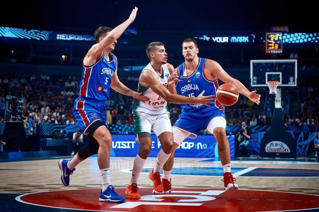 Portugal é derrotado pela Sérvia no segundo jogo do EuroBasket