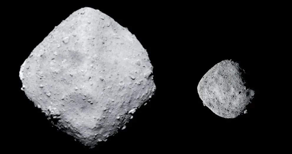 A colisão no sistema solar antigo pode explicar a origem de Bennu e Ryugu