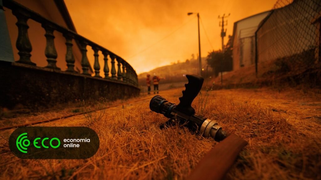 Dez casas destruídas pelos incêndios na região Centro