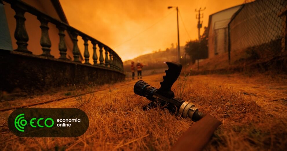 Dez casas destruídas pelos incêndios na região Centro