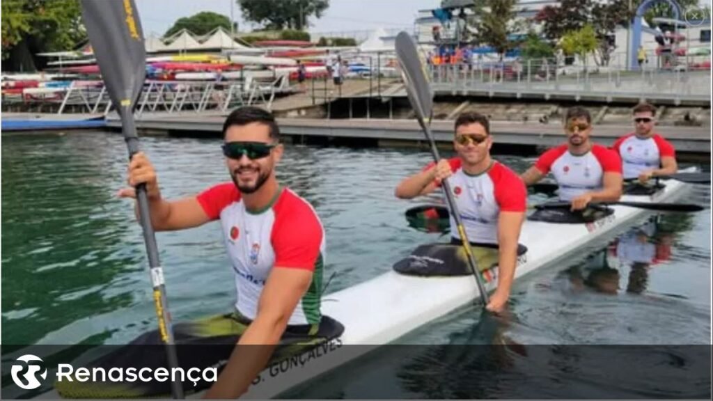 Portugal vencedor do planeta de remada em K4 500 metros