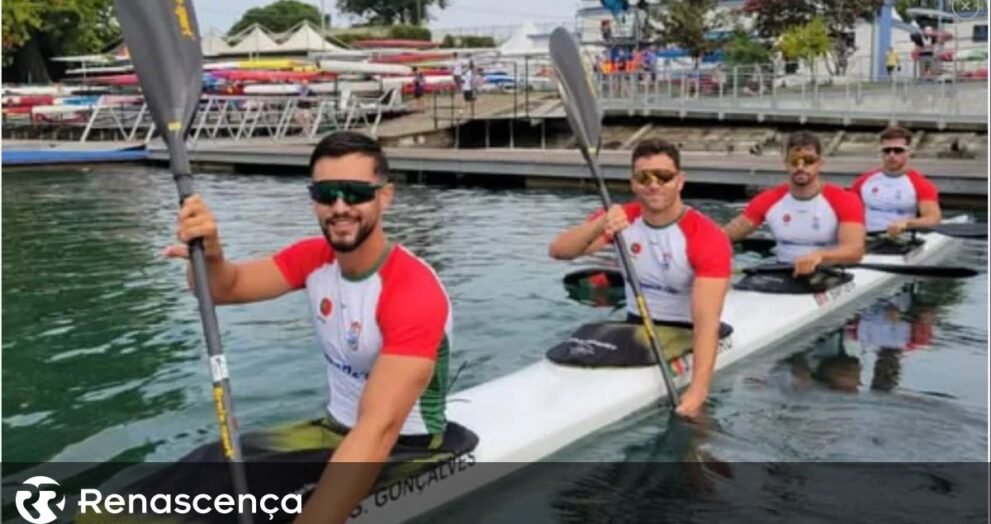 Portugal vencedor do planeta de remada em K4 500 metros
