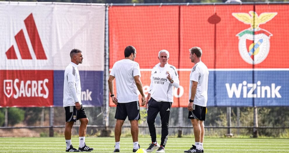 A Equipa Técnica de José Mourinho no Benfica