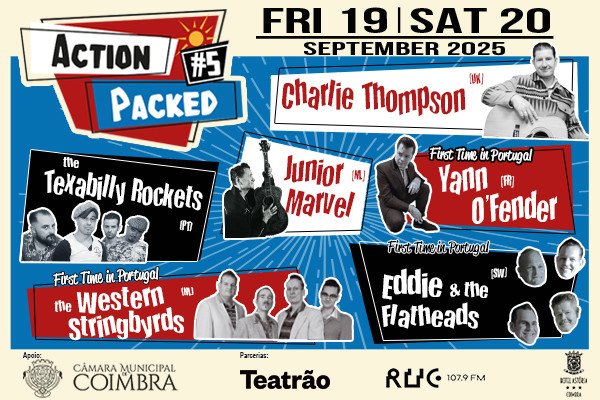Festival Rockabilly "Action Packed" Regressa a Coimbra nos Dias 19 e 20 de Setembro