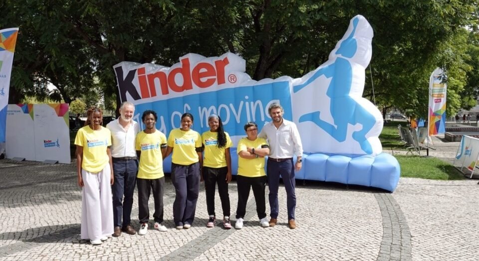 Kinder Joy of Moving Experience na Praça Heróis do Ultramar até domingo durante a Semana Europeia do Desporto
