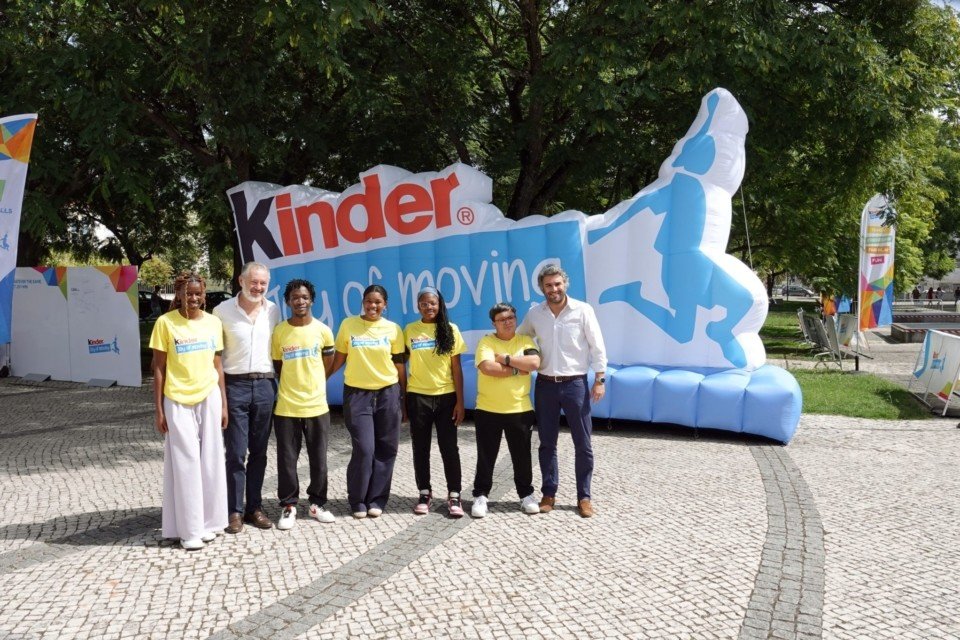 Kinder Joy of Moving Experience na Praça Heróis do Ultramar até domingo durante a Semana Europeia do Desporto