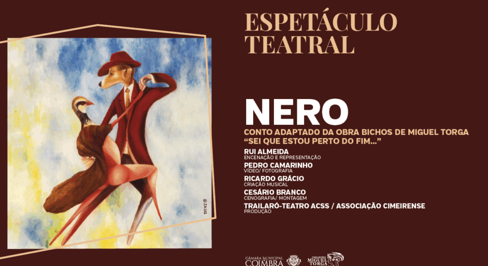 Casa-Museu Miguel Torga apresenta interpretação do conto "Nero" da obra "Bichos" em 20 de setembro
