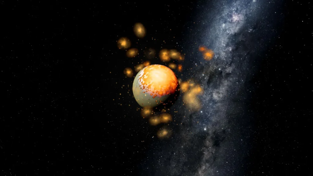 As colisões violentas que tornaram a Terra habitável
