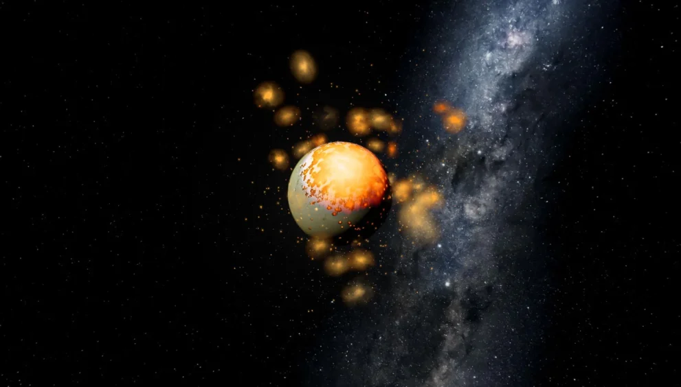 As colisões violentas que tornaram a Terra habitável