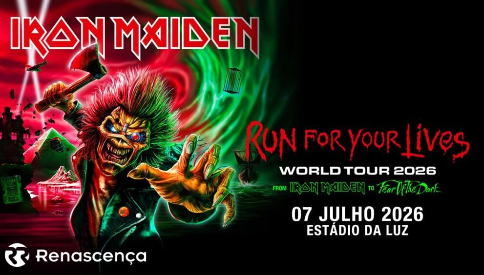 Iron Maiden se apresenta no Estádio da Luz em julho do ano que vem