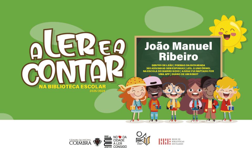 A Ler e a Contar na Biblioteca Escolar: Escritor João Manuel Ribeiro nas Escolas