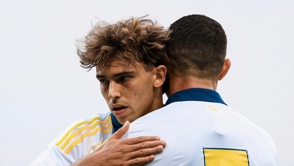 João Félix elogia Cristiano Ronaldo: "Todos sabem o que ele pode fazer