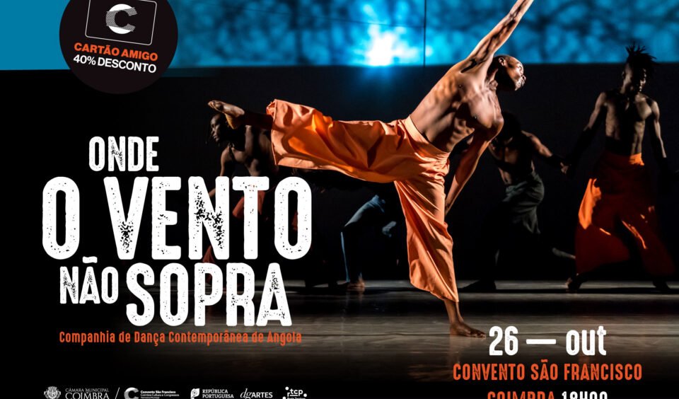 Companhia de Dança Contemporânea de Angola se apresenta no Convento São Francisco em 26 de outubro