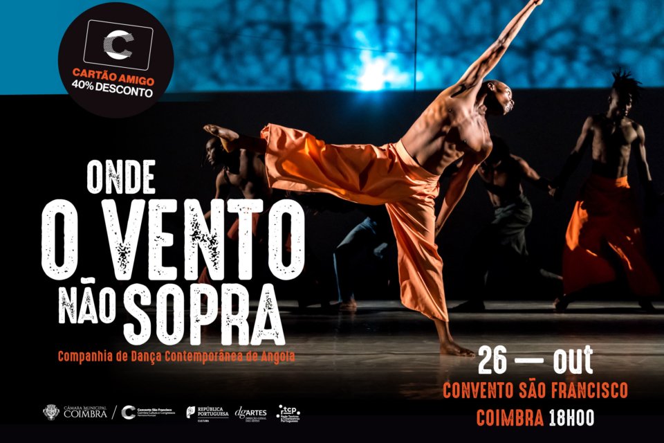 Companhia de Dança Contemporânea de Angola se apresenta no Convento São Francisco em 26 de outubro