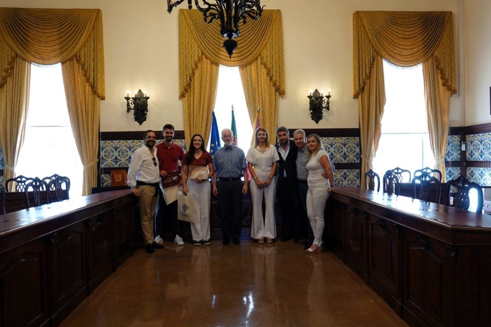 Vencedores do Orçamento Participativo Jovem 2025 Recebidos nos Paços do Concelho