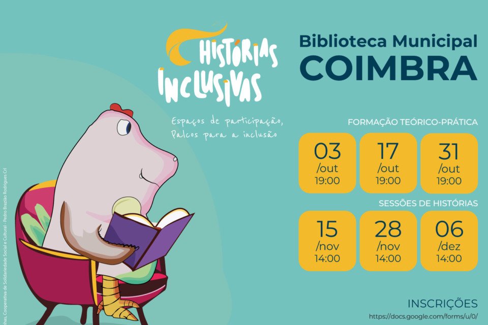 Biblioteca Municipal e Cooperativa Pedrinhas: Projeto "Pedrinhar em Coimbra