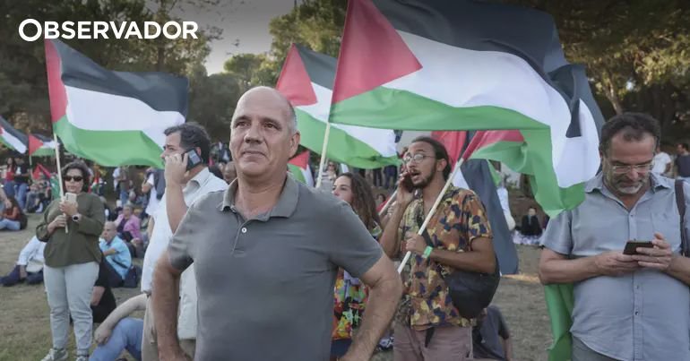 Paulo Raimundo destaca a forte adesão do povo português aos protestos pró-Palestina e minimiza 'casos isolados'
