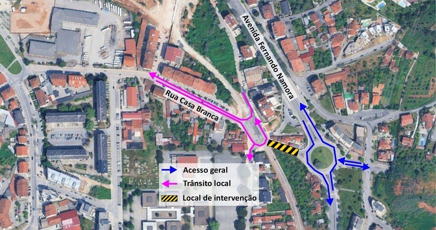Obras do Metrobus: Condicionamento de Trânsito na Rua da Casa Branca