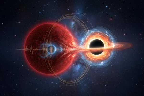 Uma Estranha Estrela Perto de um Buraco Negro Está Desafiando Expectativas
