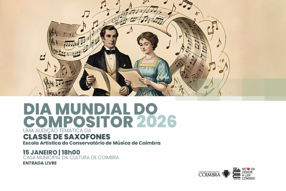 Dia Mundial do Compositor na Casa Municipal da Cultura de Coimbra