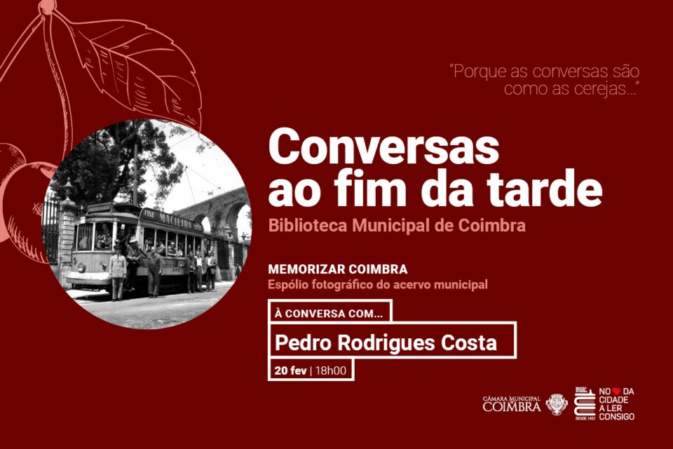 Biblioteca Municipal Recebe "Conversas ao Fim da Tarde" com Pedro Rodrigues Costa na Sexta