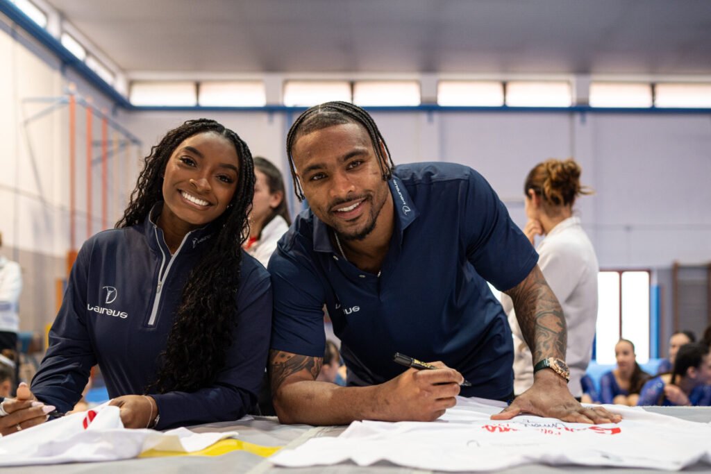 Simone Biles é nomeada Embaixadora do Movimento Laureus