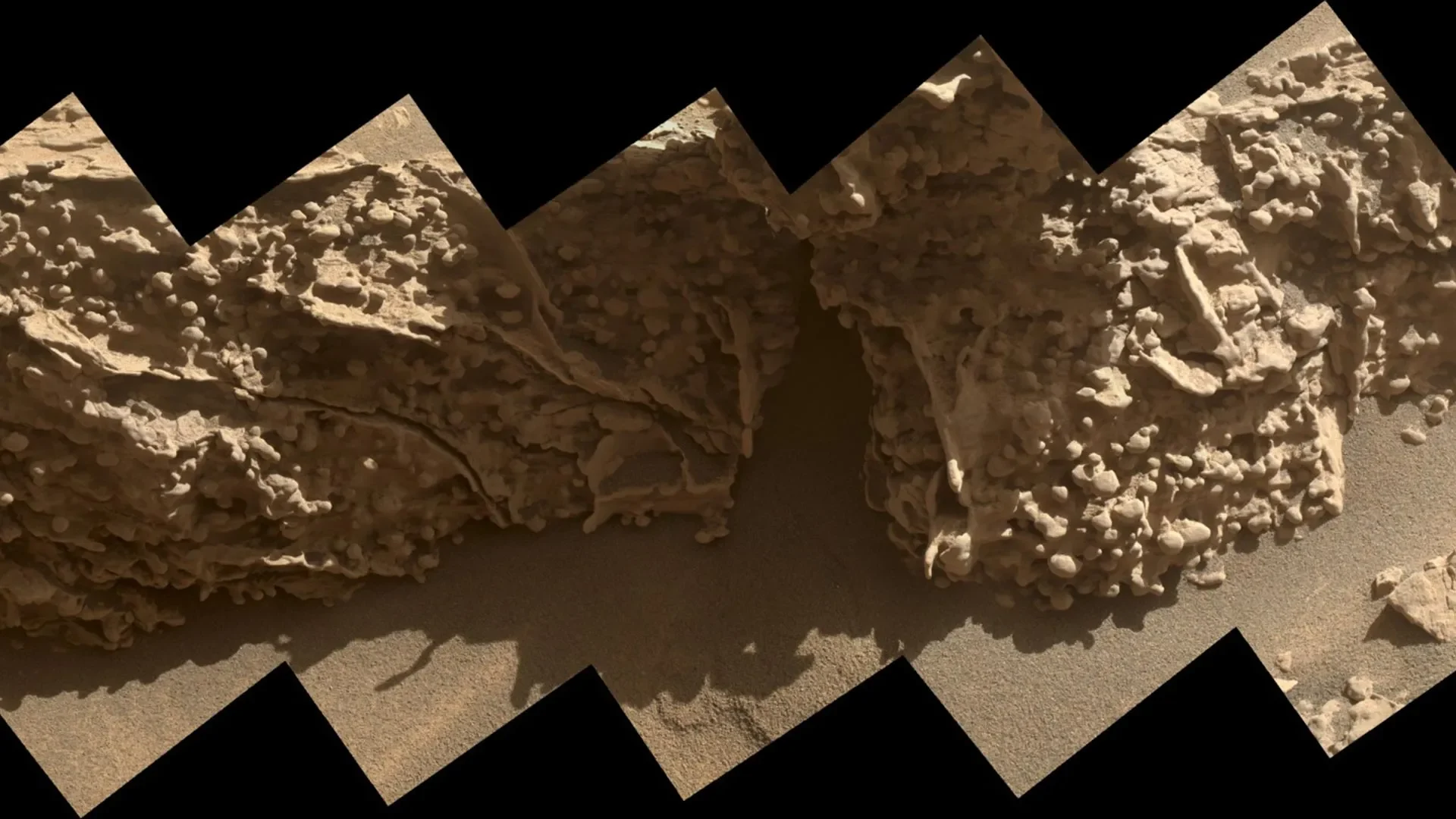 O rover Curiosity da NASA investiga estranhas ondas em forma de teia de aranha em Marte