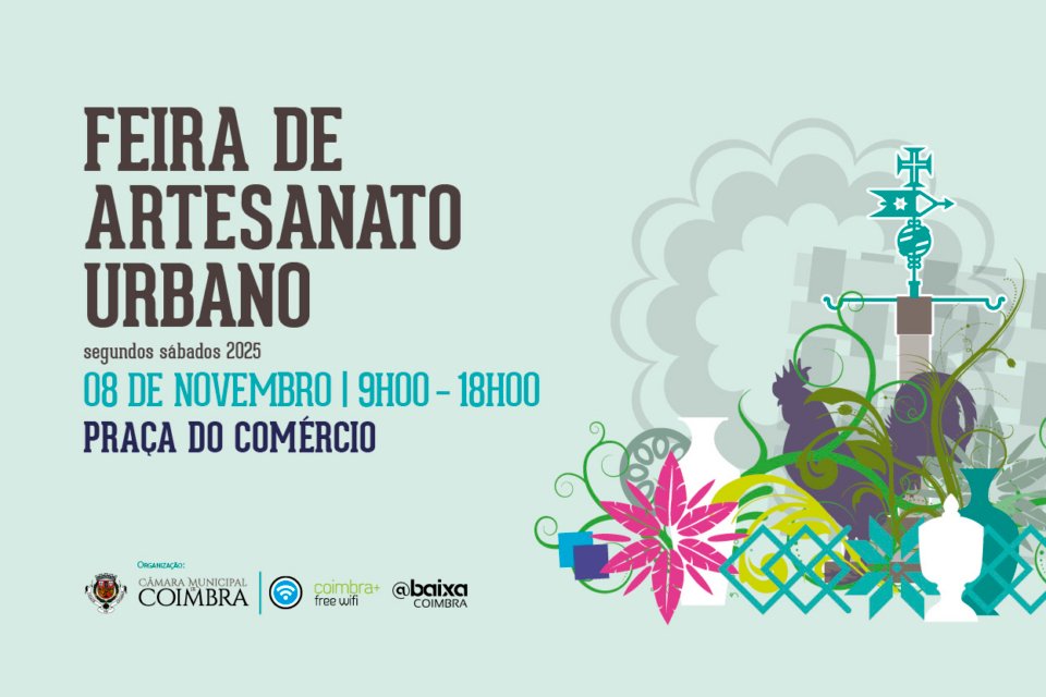 Feira de Artesanato Urbano Retorna Este Sábado à Praça do Comércio
