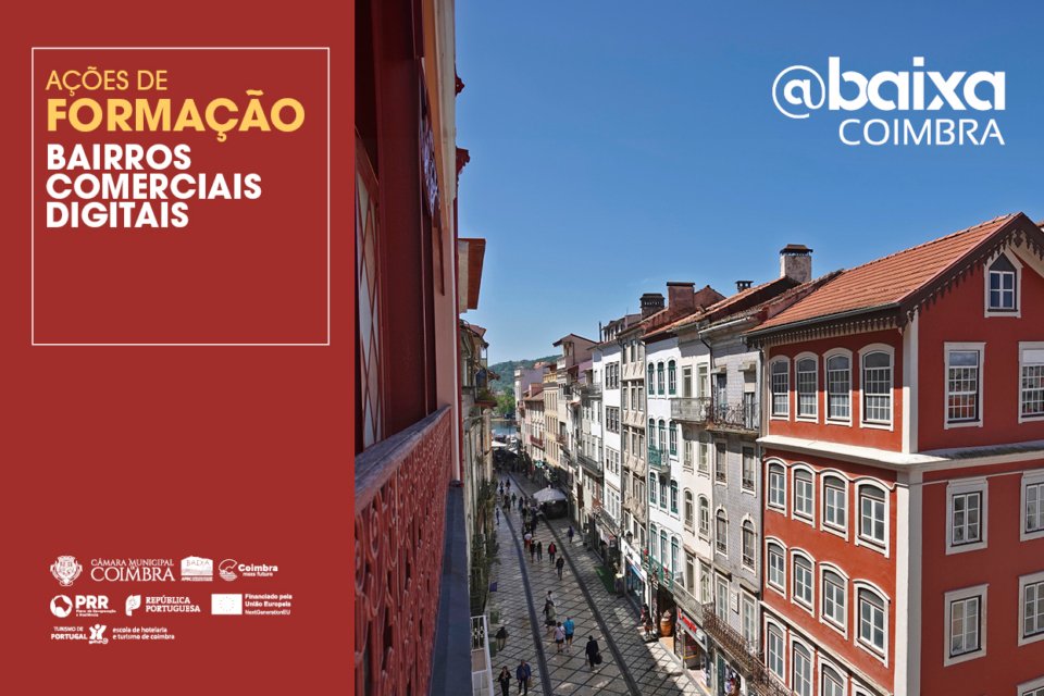 Projeto @Baixa Coimbra impulsiona formação para enriquecer montras natalinas dos comerciantes