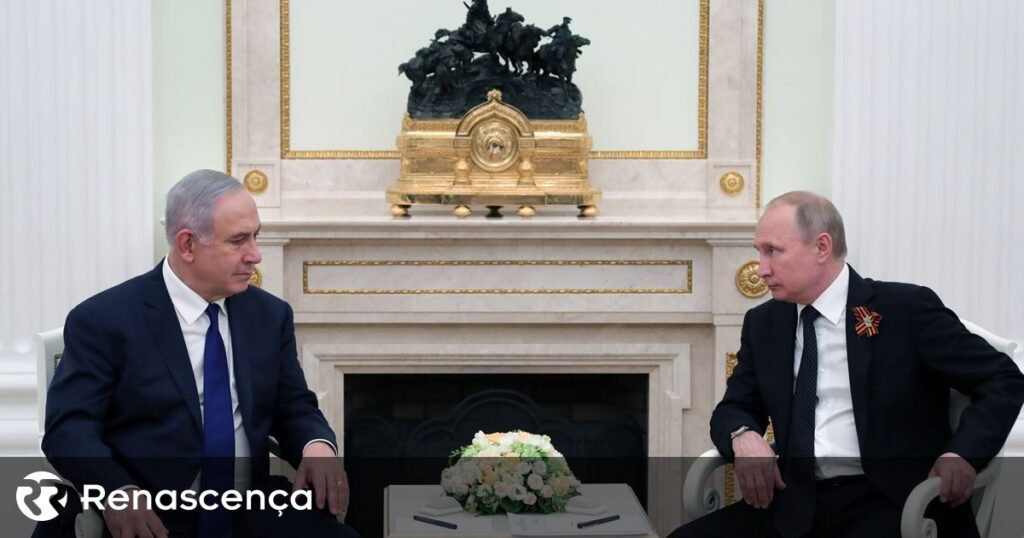 Putin e Netanyahu conversam por chamada sobre questões em Gaza, Irã e Síria.