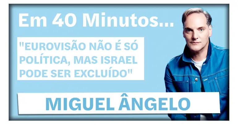 Miguel Ângelo: "Eurovisão vai além da política, mas exclusão de Israel é possível"