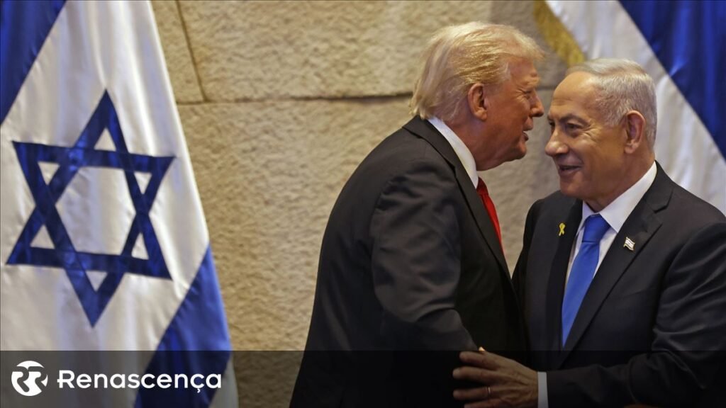 "Cigarros e espumante, alguém se importa?" Trump solicita desculpas a Netanyahu