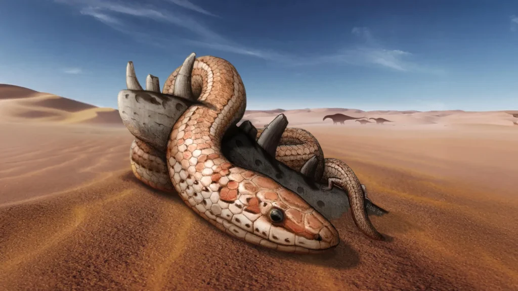 Uma serpente de 100 milhões de anos com pernas traseiras e um osso perdido que muda a evolução
