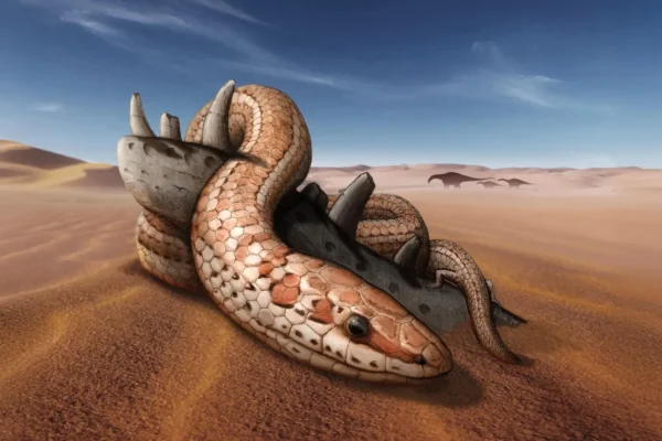 Uma serpente de 100 milhões de anos com pernas traseiras e um osso perdido que muda a evolução