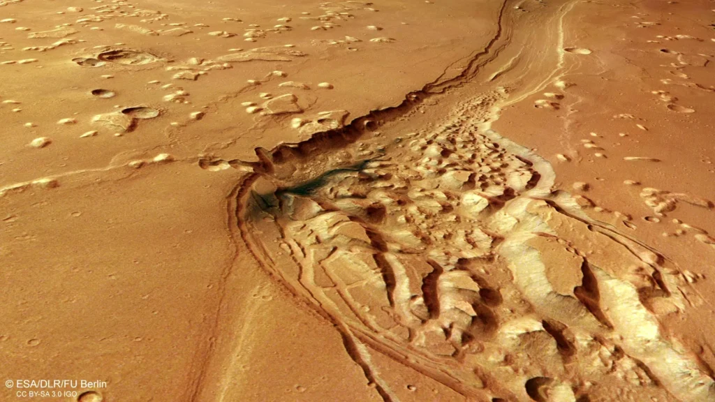 Marte pode ter tido um oceano e este vale caótico é uma grande pista
