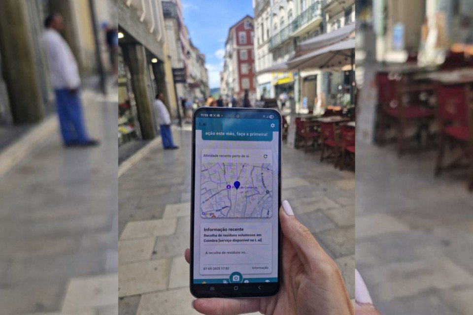 Coimbra implementa recolha seletiva de biorresíduos com a aplicação L.ai