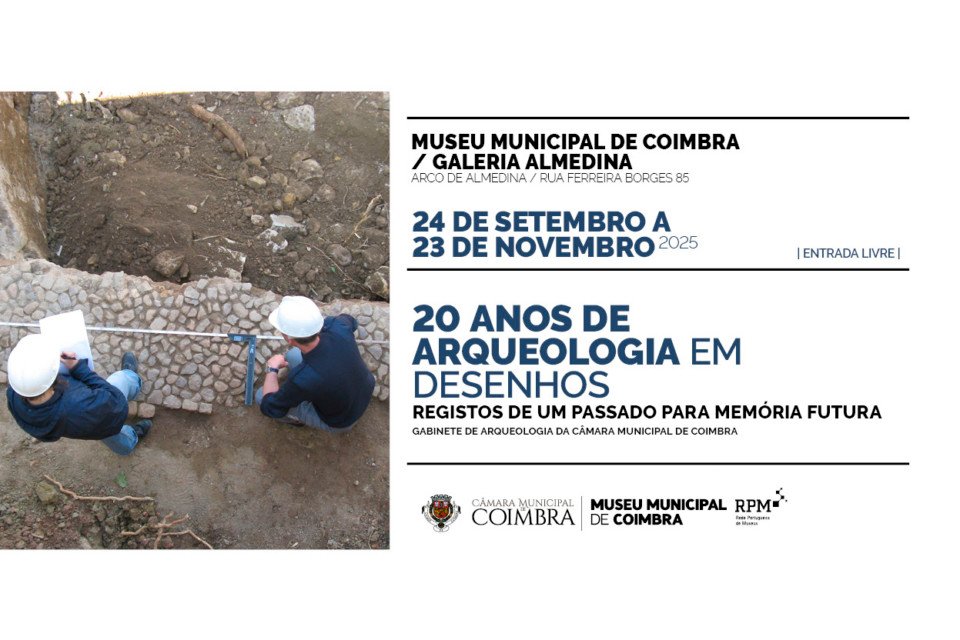 "Exposição: 20 Anos de Arqueologia em Desenhos na Galeria Almedina a partir de 24 de Setembro"