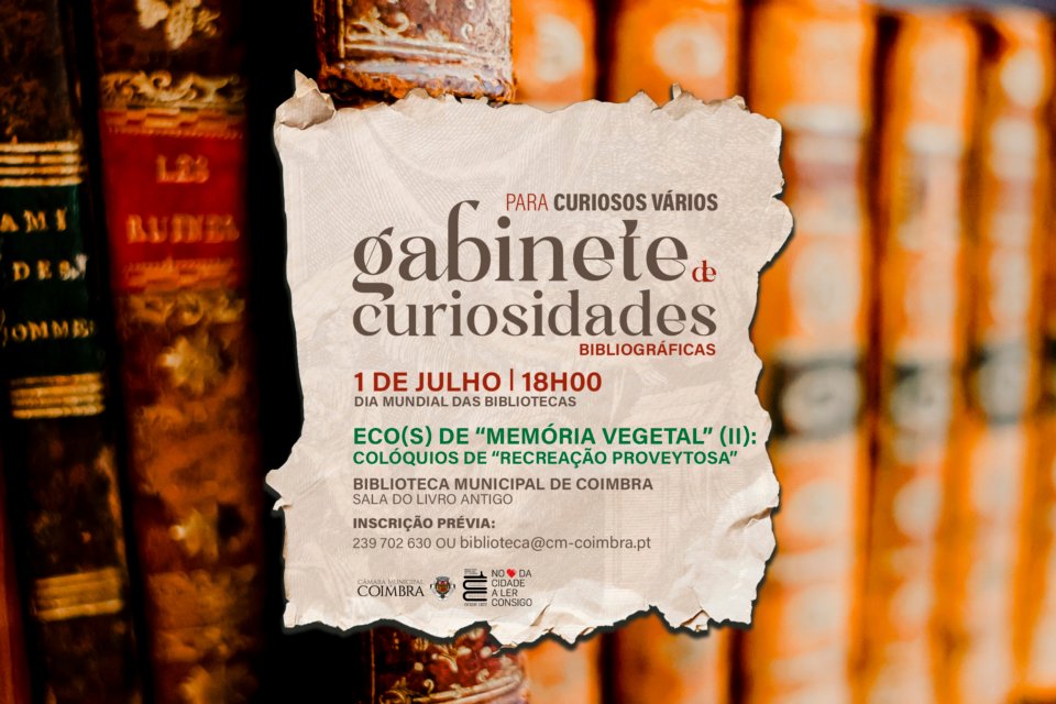 Gabinete de Curiosidades Bibliográficas retorna no Dia Mundial das Bibliotecas
