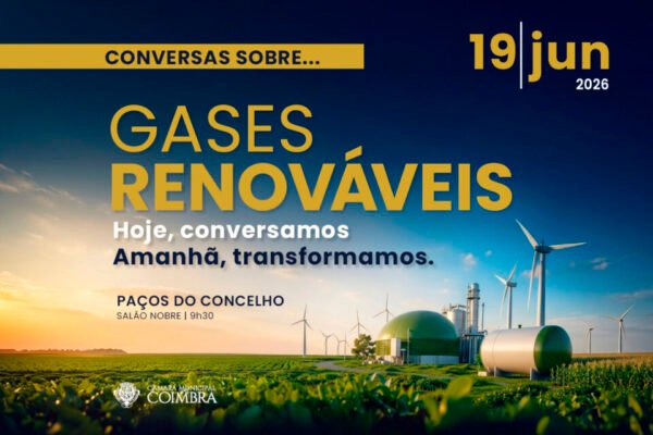 Sessão sobre Gases Renováveis e Transição Energética a 19 de Junho nos Paços do Concelho