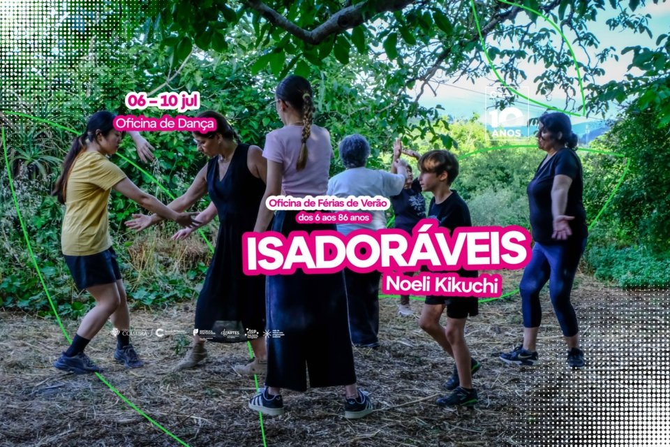 Oficina de Dança Inspirada em Isadora Duncan no Convento São Francisco durante as Férias de Verão