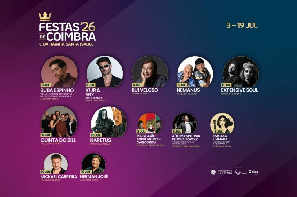 Conheça o Programa das Festas de Coimbra 2026