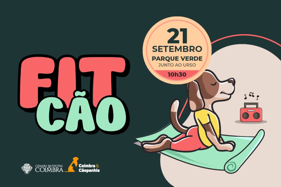 "Fit Cão: Convívio entre Pessoas e Animais no Parque Verde a 21 de Setembro"