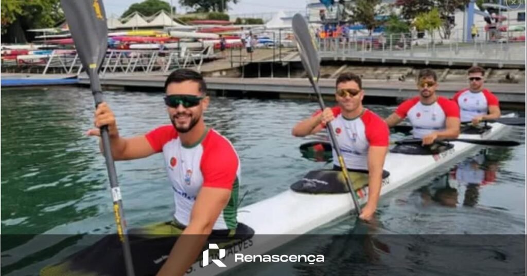 Portugal vencedor do globo de kayak em K4 500 metros