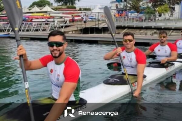 Portugal vencedor do globo de kayak em K4 500 metros