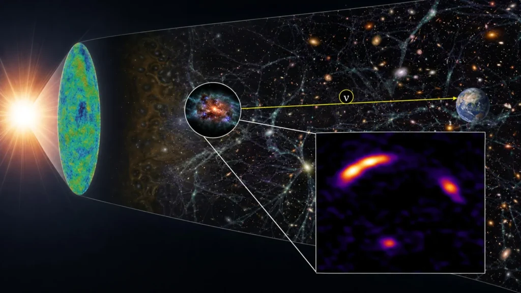 Cientistas esperavam um buraco negro, mas encontraram uma fábrica de neutrinos alimentada por estrelas