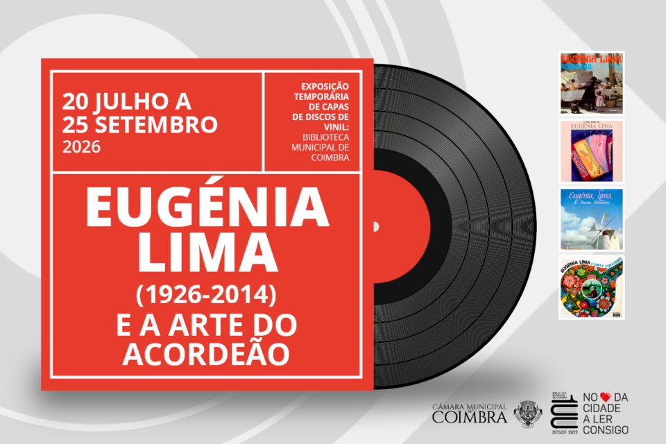 Exposição de capas de discos de vinil homenageia Eugénia Lima na Casa Municipal da Cultura